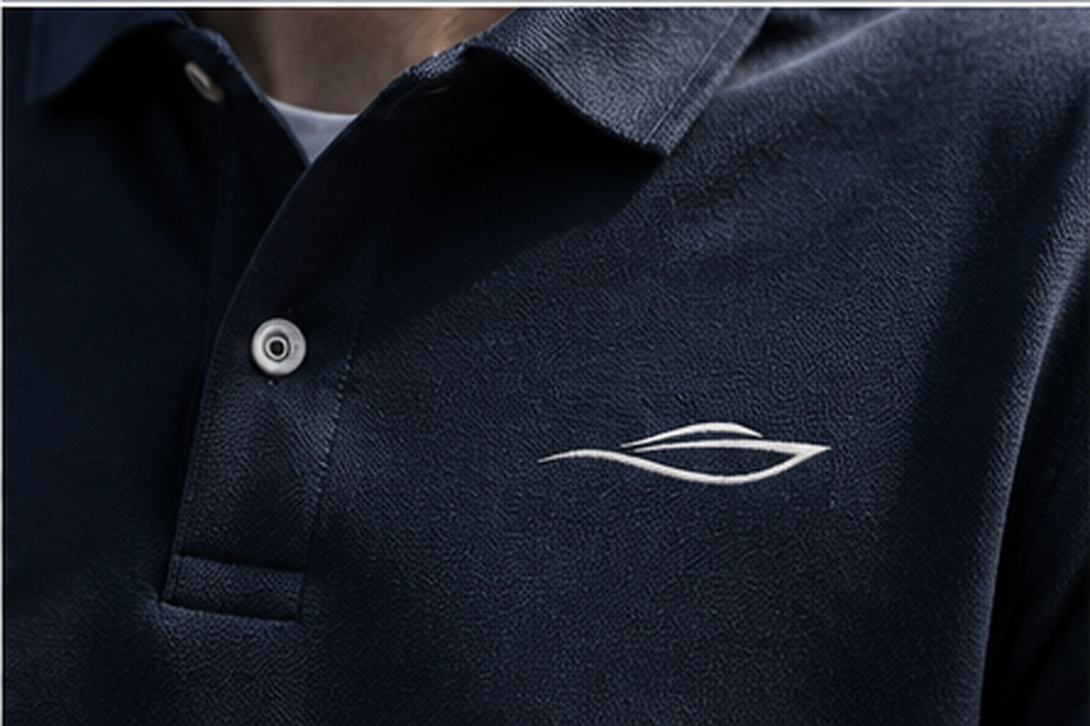 The Boaters logo geborduurd op een polo